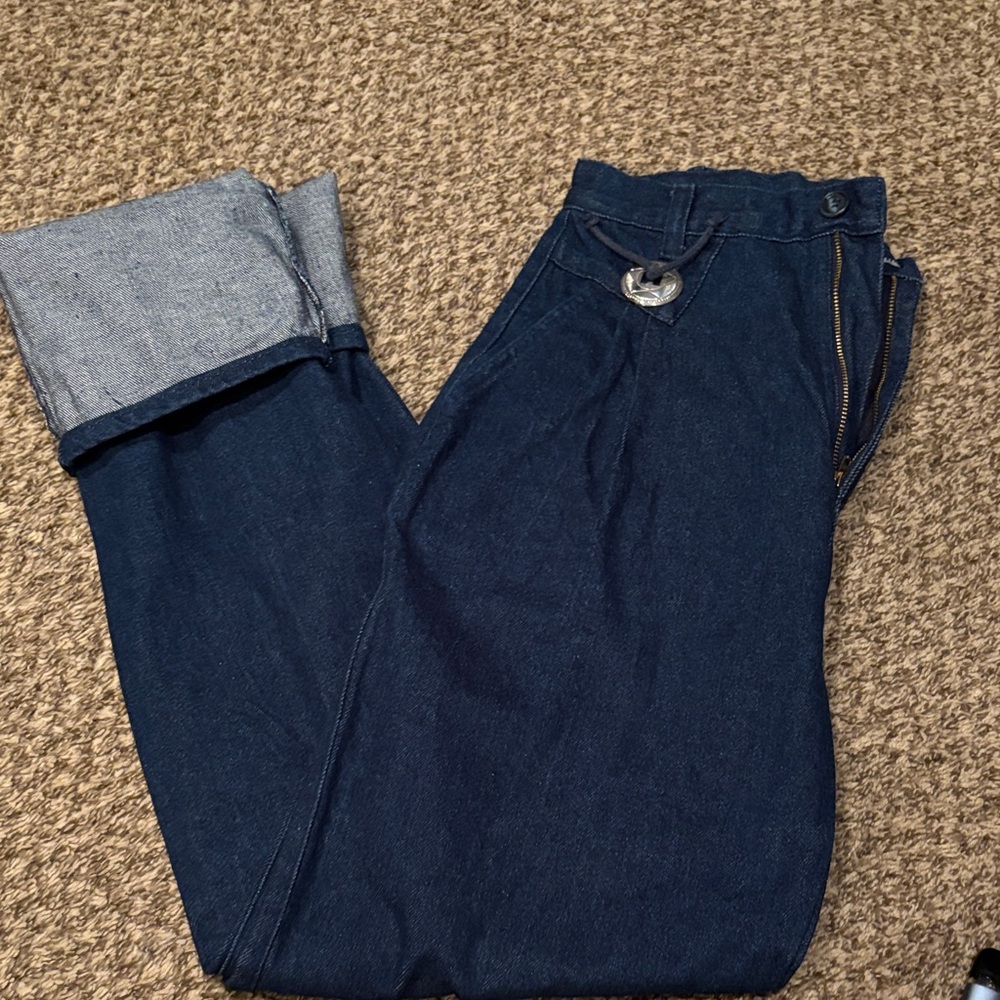 Wrangler Women's Dark Blue Straight Leg Jeans